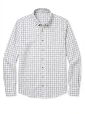 Karierte Grau Flanell Hemd